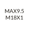 MAX9.5 M18X1